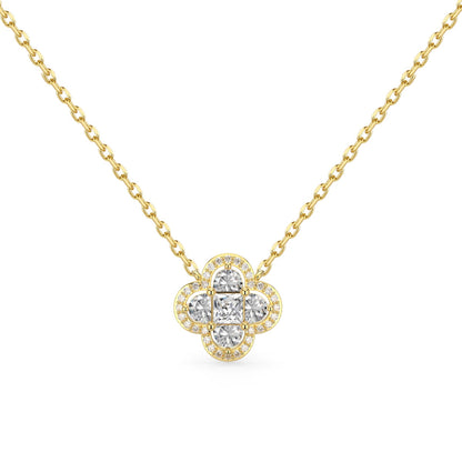 [LuckyStar]Spliced Lucky Four-Leaf Clover Versatile Necklace