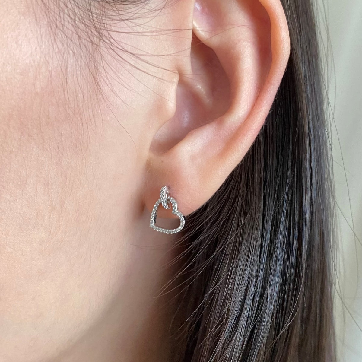 [LuckyStar]Dainty Heart Shape Earrings