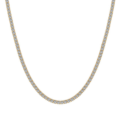 [LuckyStar]Delicate Round Shape Tennis Necklace
