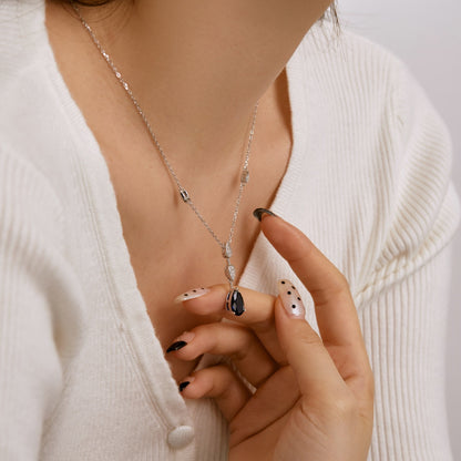[LuckyStar]Dazzling Pear Cut Necklace