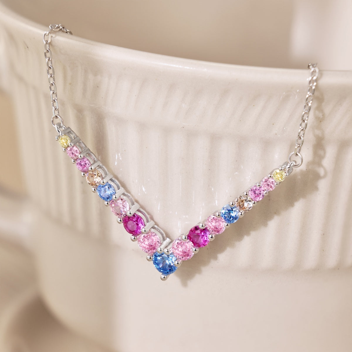[LuckyStar]Ornate Round Cut Necklace