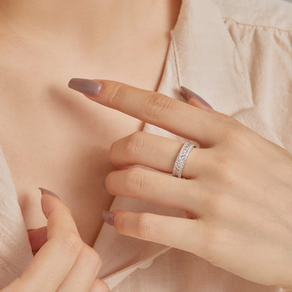 [LuckyStar]Delicate Colorful Round Cut Daily Ring