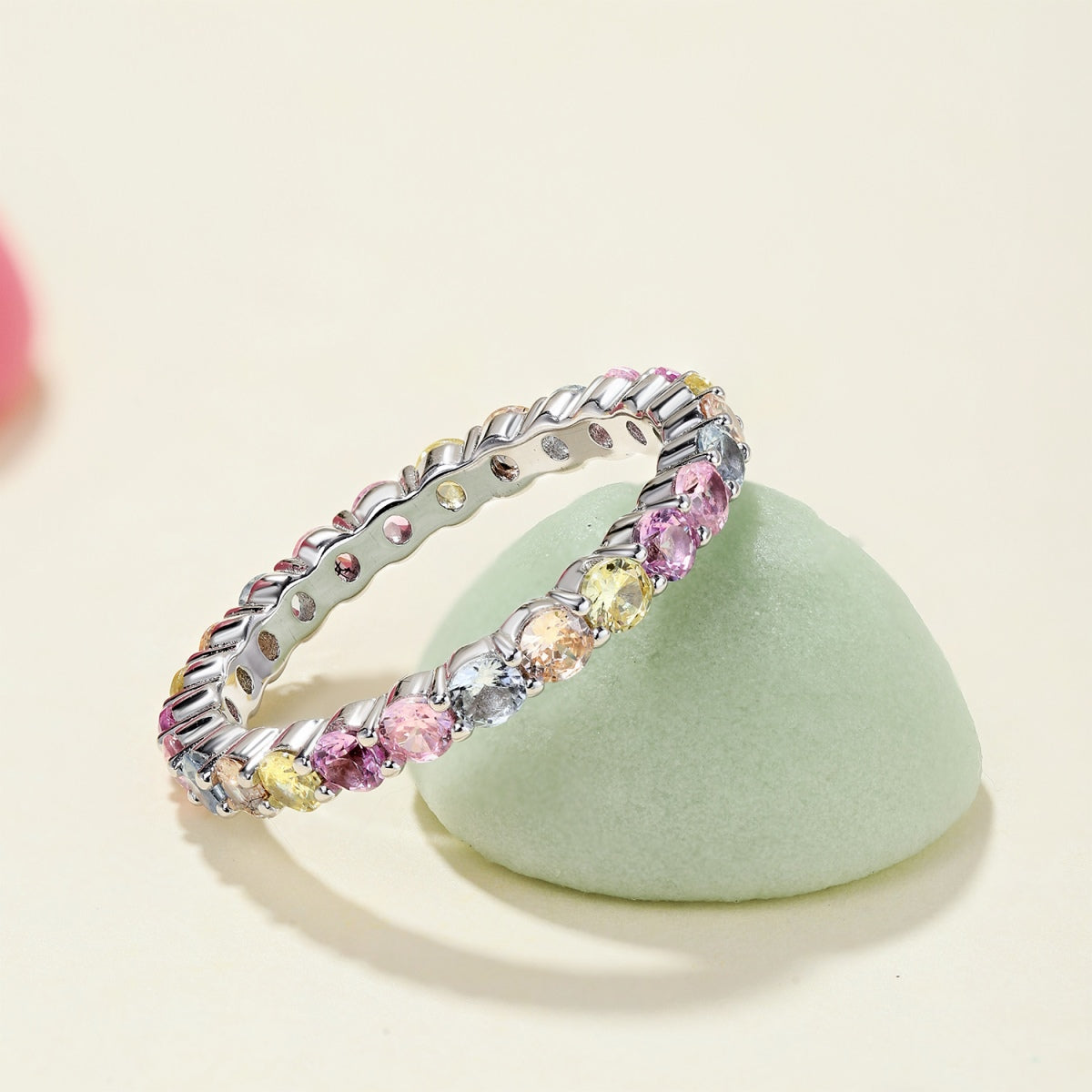 [LuckyStar]Dazzling Resplendent Round Cut Party Ring