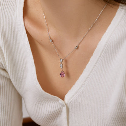 [LuckyStar]Dazzling Pear Cut Necklace