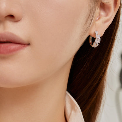 [LuckyStar]Dazzling Colorful Emerald Cut Daily Earrings
