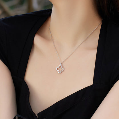 [LuckyStar]Four-Leaf Clover Hollow Design Exquisite Necklace