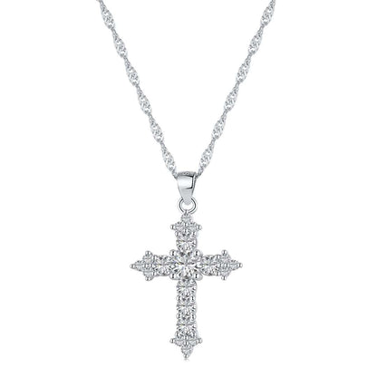 [LuckyStar]Delicate Cross Shape Necklace