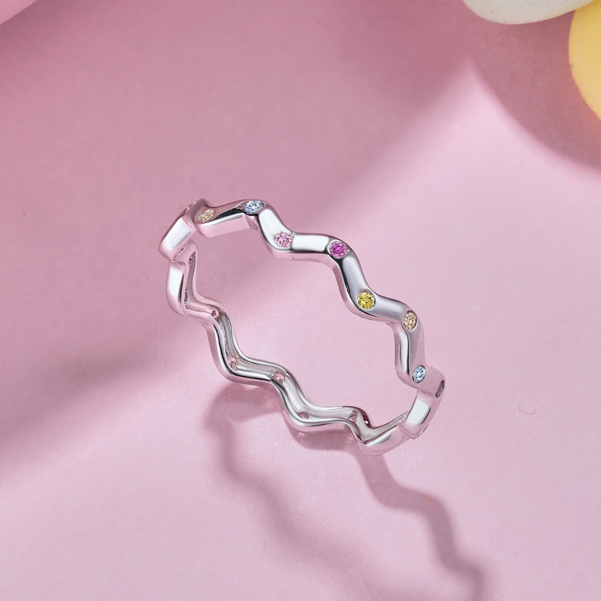 [LuckyStar]Ornate Vibrant Round Cut Daily Ring