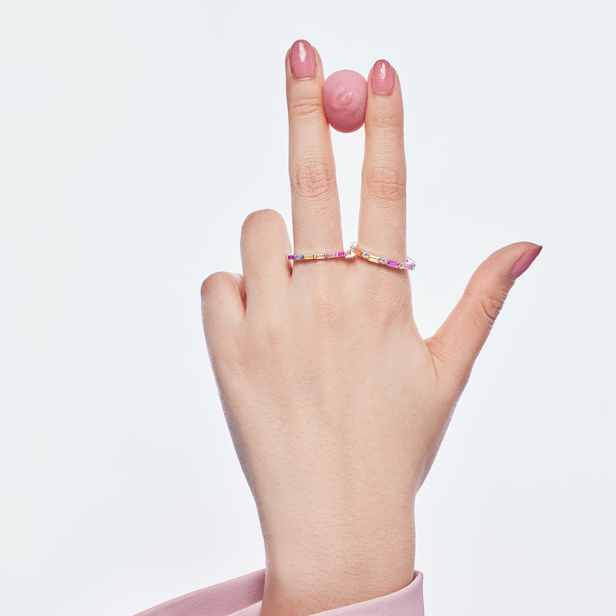 [LuckyStar]Exquisite Multicolored Emerald Cut Daily Ring