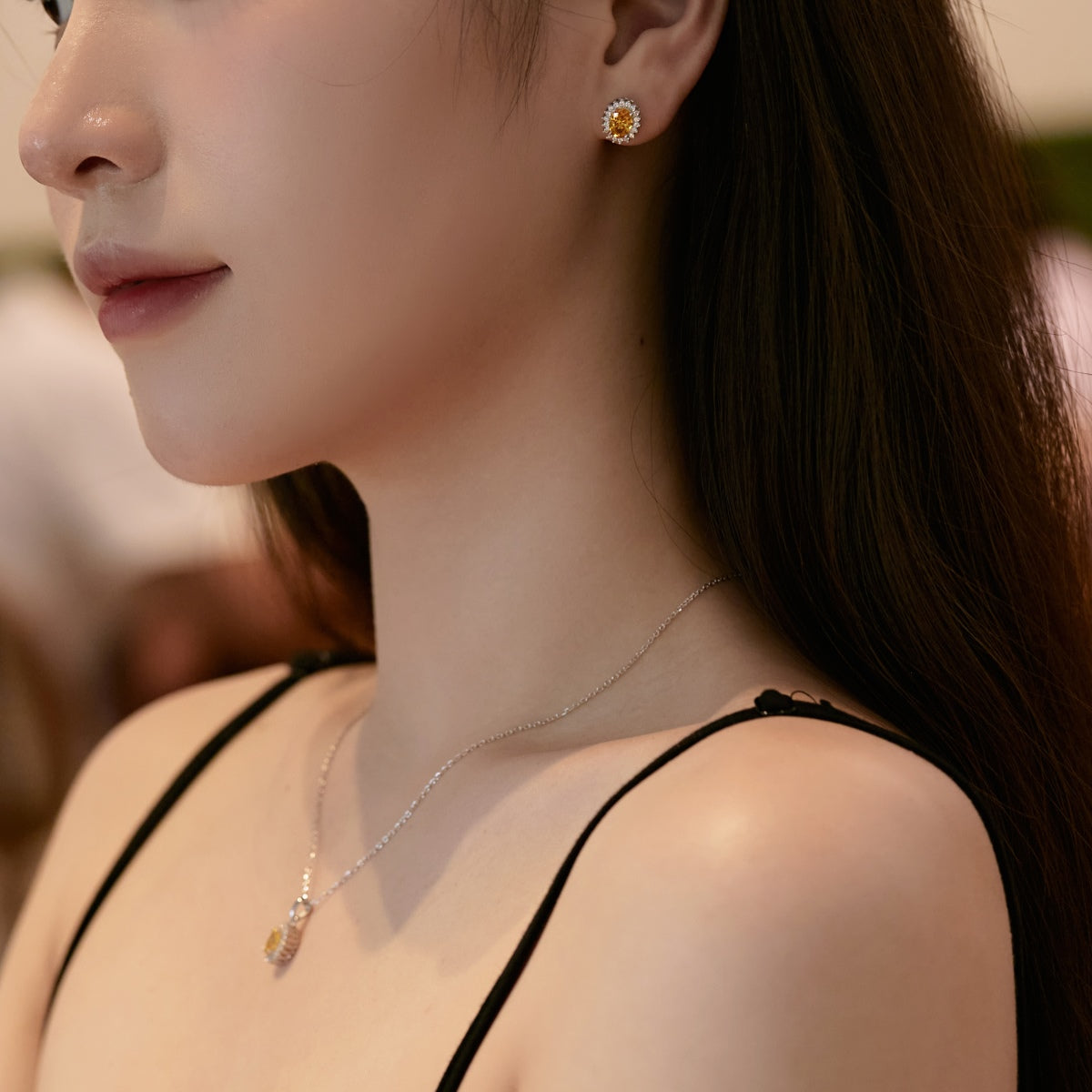 [LuckyStar]Delicate Radiant Oval Cut Daily Earrings