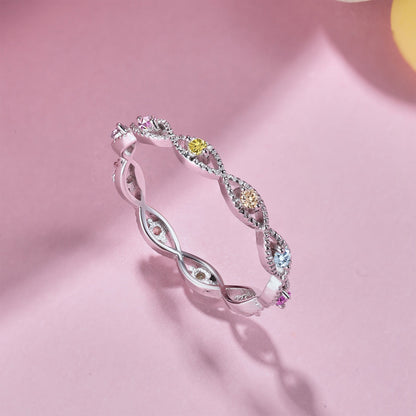 [LuckyStar]Elegant Energetic Round Cut Daily Ring