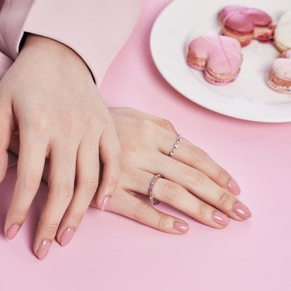 [LuckyStar]Elegant Energetic Round Cut Daily Ring