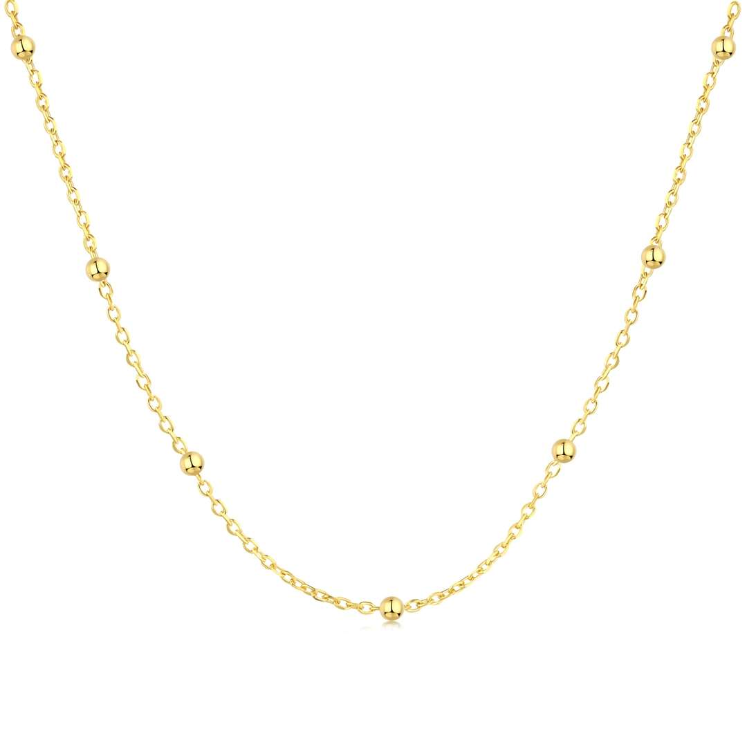 [LuckyStar]Small Bead Clavicle Chain Simple Necklace