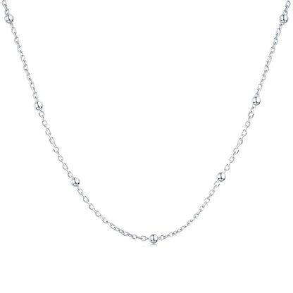 [LuckyStar]Small Bead Clavicle Chain Simple Necklace