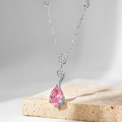 [LuckyStar]Dazzling Pear Cut Necklace