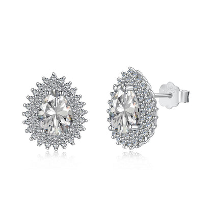[LuckyStar]Delicate Gorgeous Pear Cut Daily Earrings