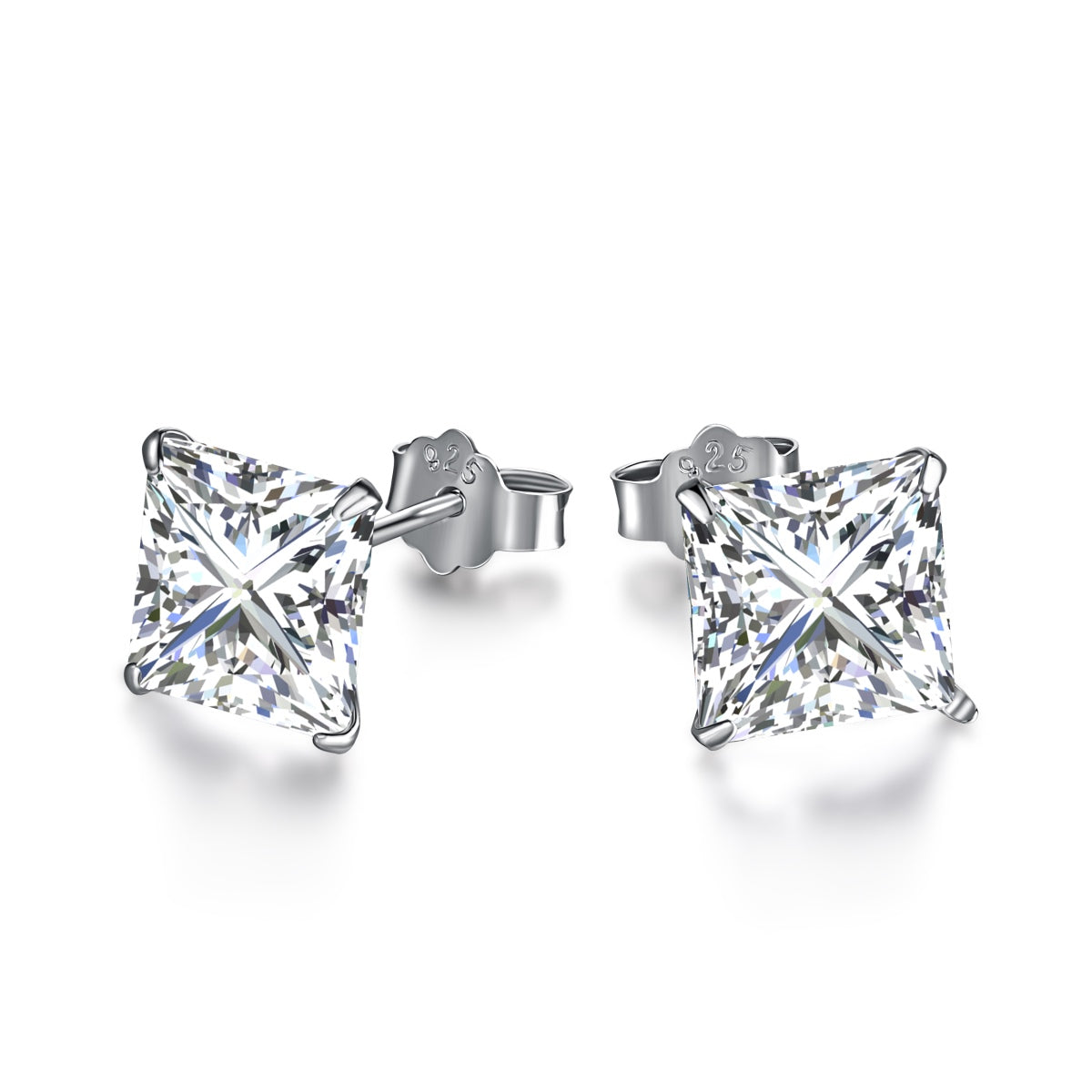[LuckyStar]Ornate Square Shape Earrings