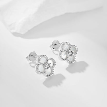 [LuckyStar]Four-Leaf Clover Flower Shape Exquisite Earrings