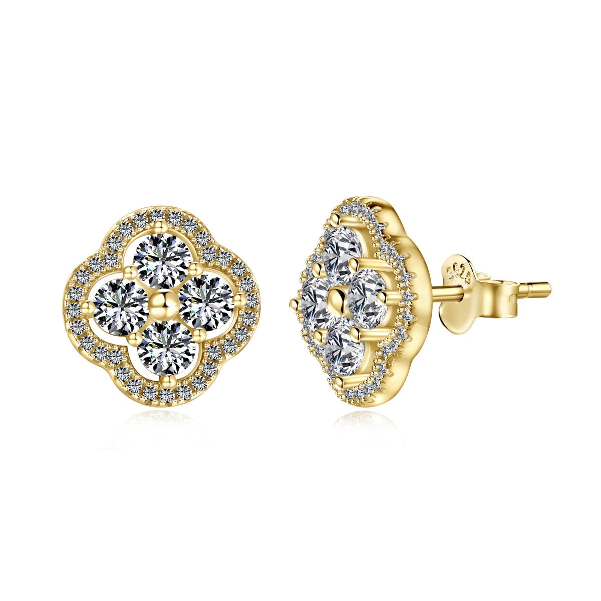 [LuckyStar]Four-Leaf Clover Exquisite Earrings
