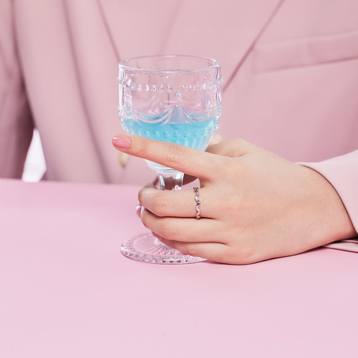 [LuckyStar]Ornate Vibrant Round Cut Daily Ring