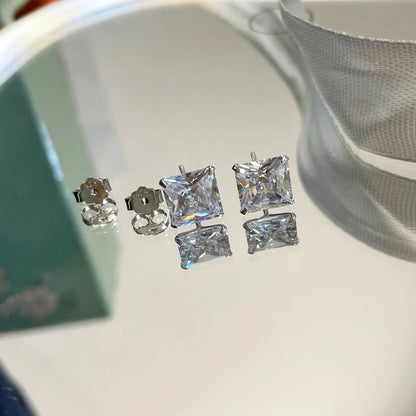 [LuckyStar]Ornate Square Shape Earrings