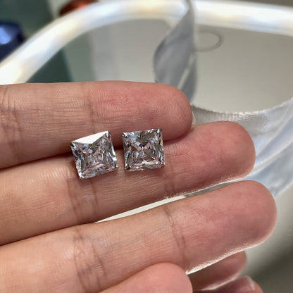 [LuckyStar]Ornate Square Shape Earrings
