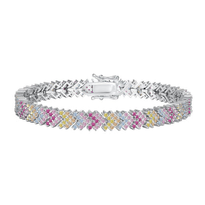 [LuckyStar]Ornate Sparkling Round Cut Party Bracelet
