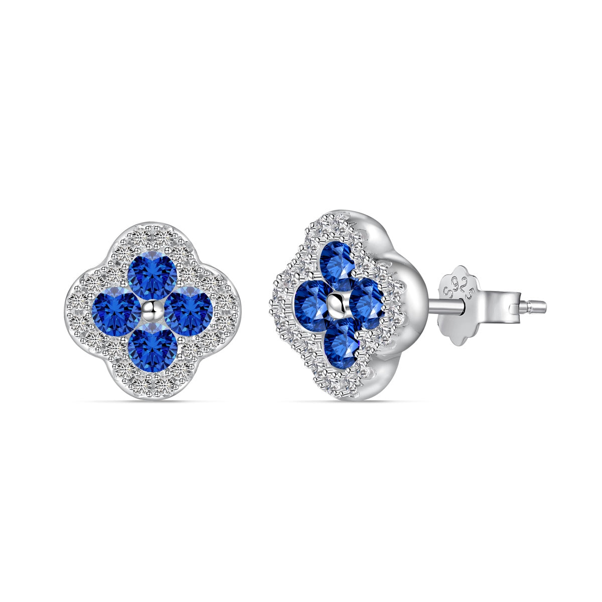 [LuckyStar]Four-Leaf Clover Flower Shaped Earrings