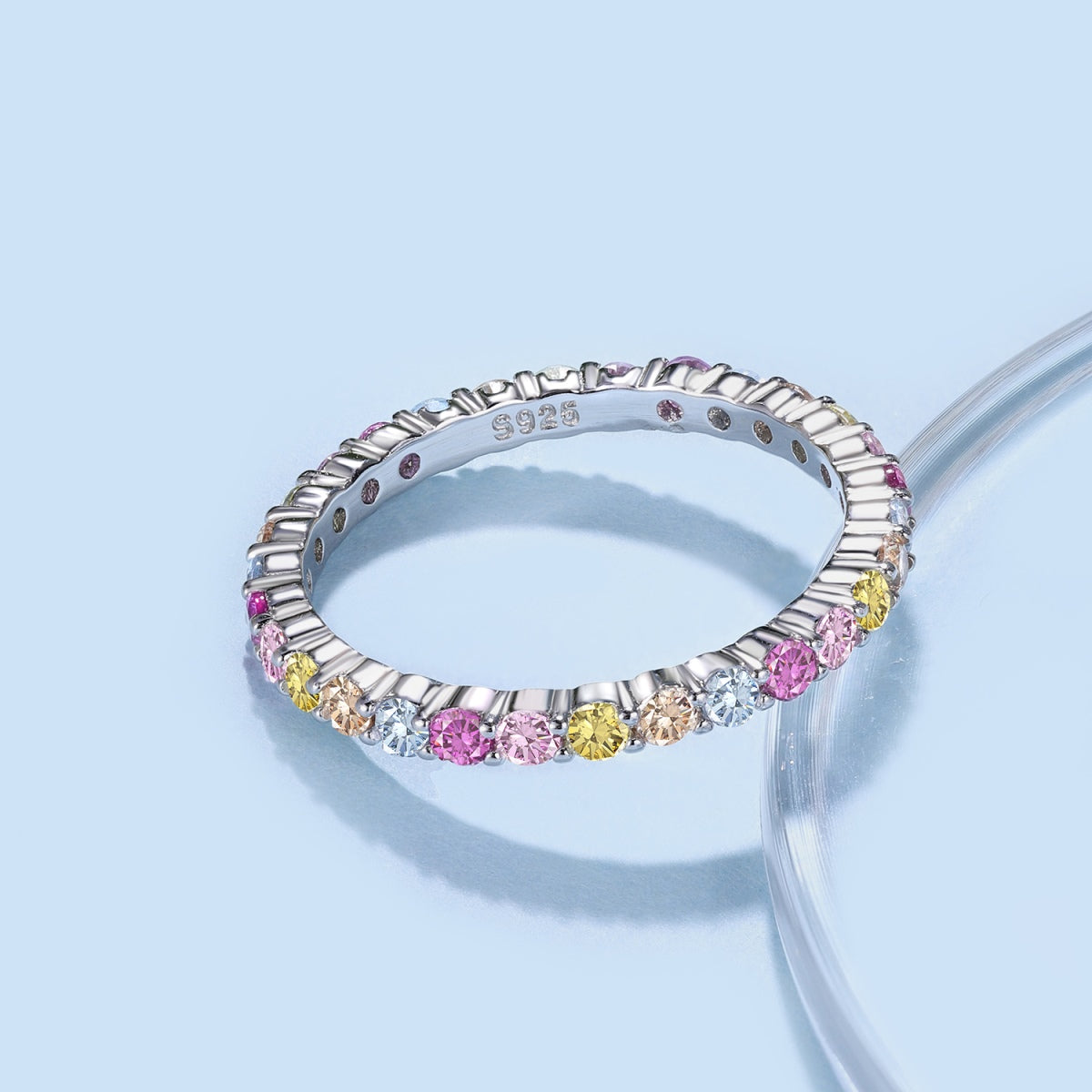 [LuckyStar]Elegant Vivid Round Cut Daily Ring