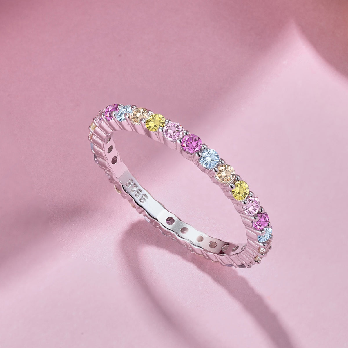 [LuckyStar]Elegant Vivid Round Cut Daily Ring