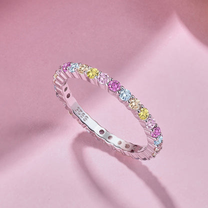 [LuckyStar]Elegant Vivid Round Cut Daily Ring