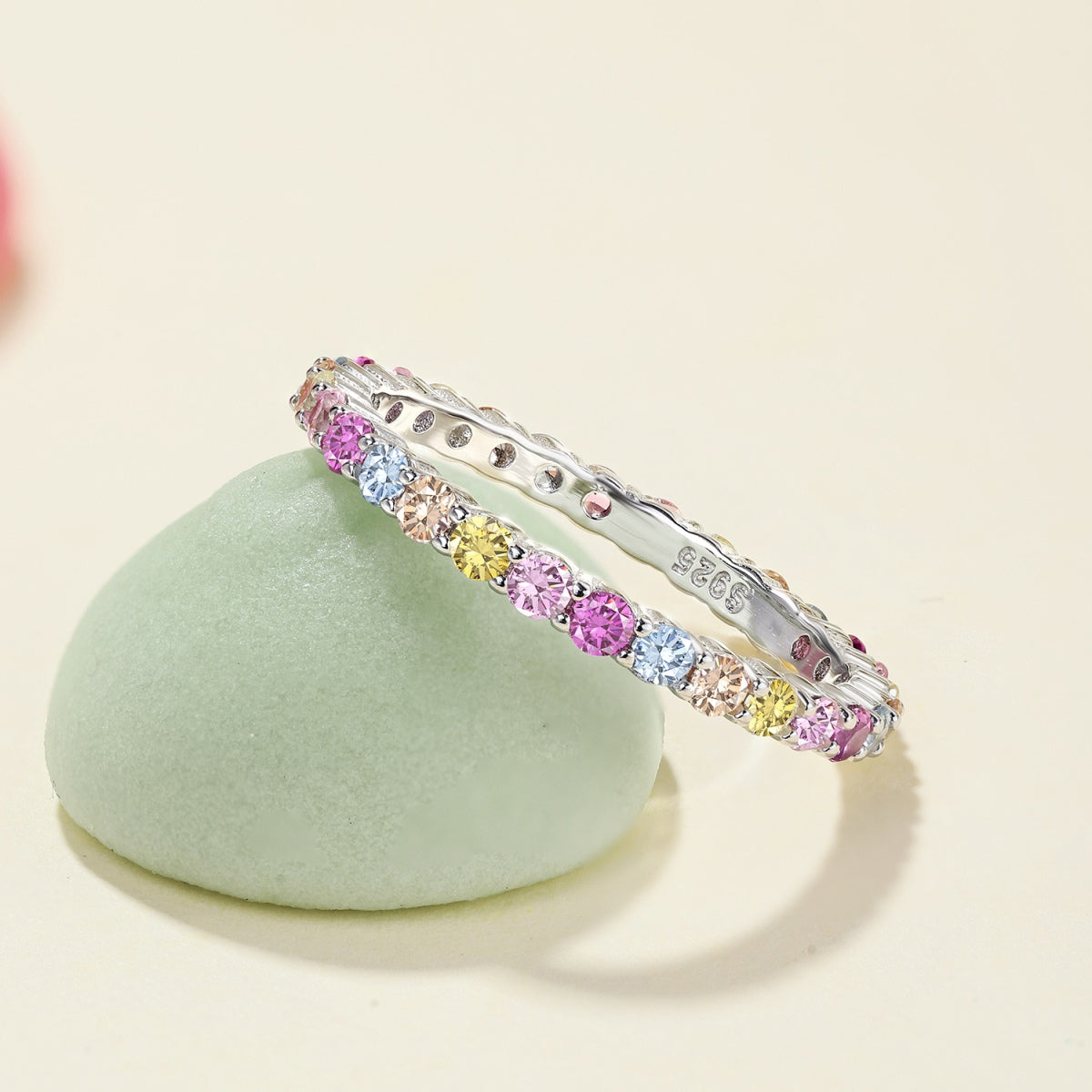 [LuckyStar]Elegant Vivid Round Cut Daily Ring