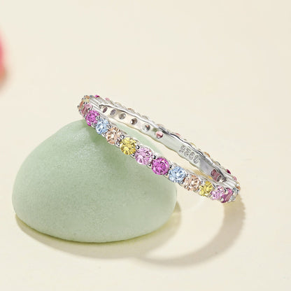 [LuckyStar]Elegant Vivid Round Cut Daily Ring
