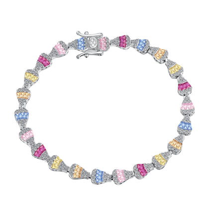 [LuckyStar]Radiant Water Drop Shape Daily Bracelet
