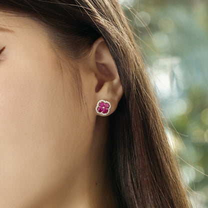 [LuckyStar]Four-Leaf Clover Exquisite Earrings