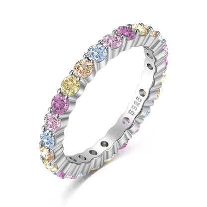 [LuckyStar]Elegant Vivid Round Cut Daily Ring