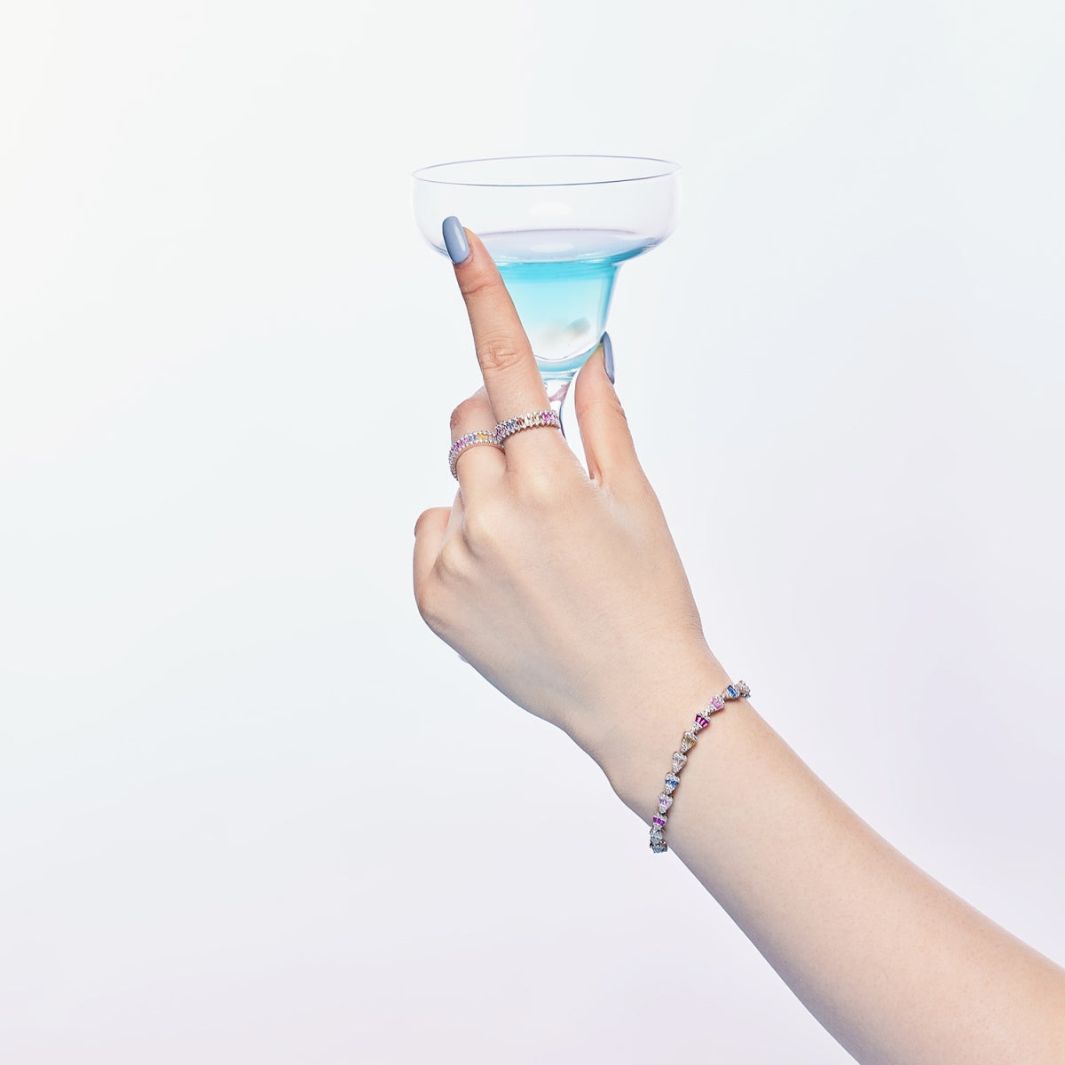 [LuckyStar]Radiant Water Drop Shape Daily Bracelet