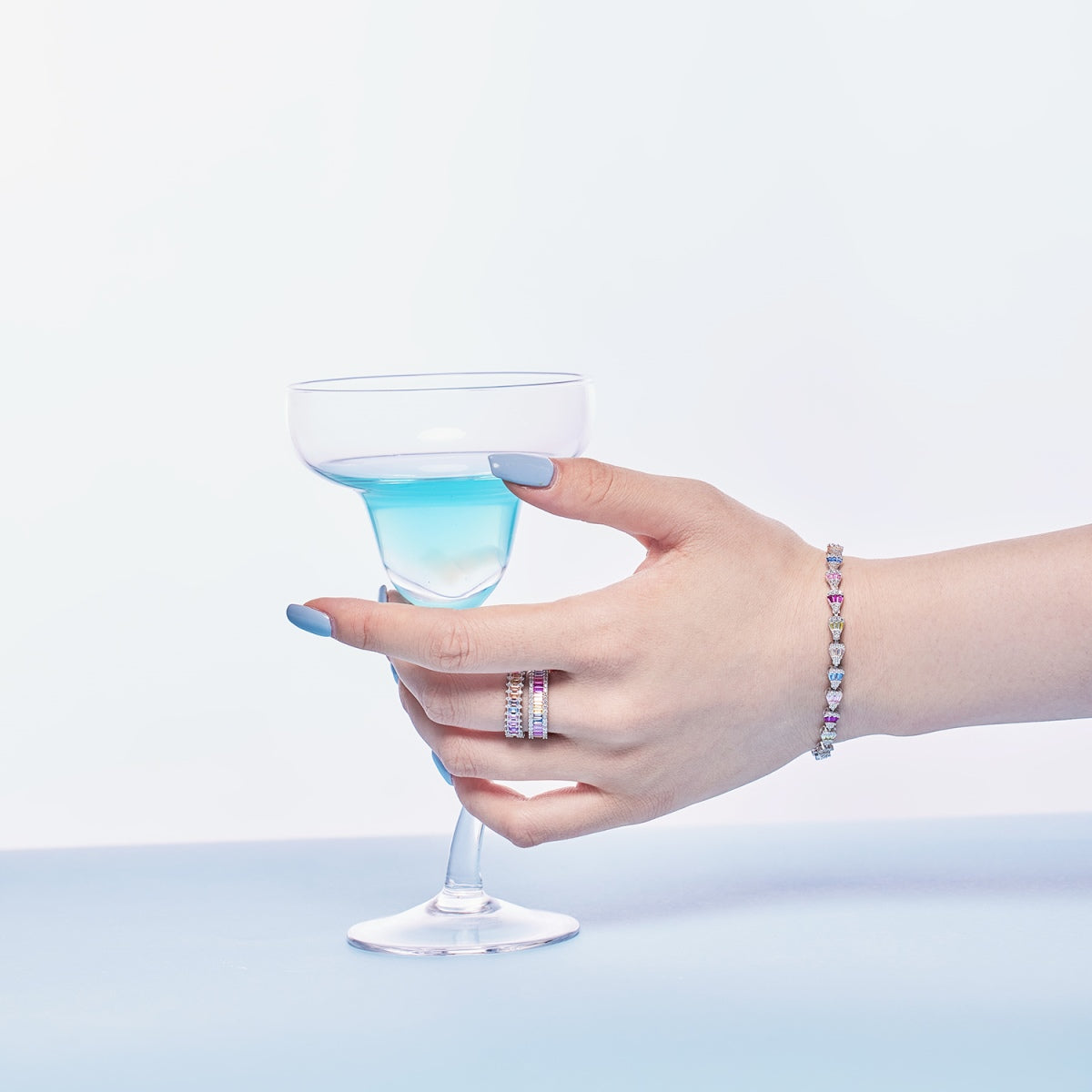 [LuckyStar]Radiant Water Drop Shape Daily Bracelet