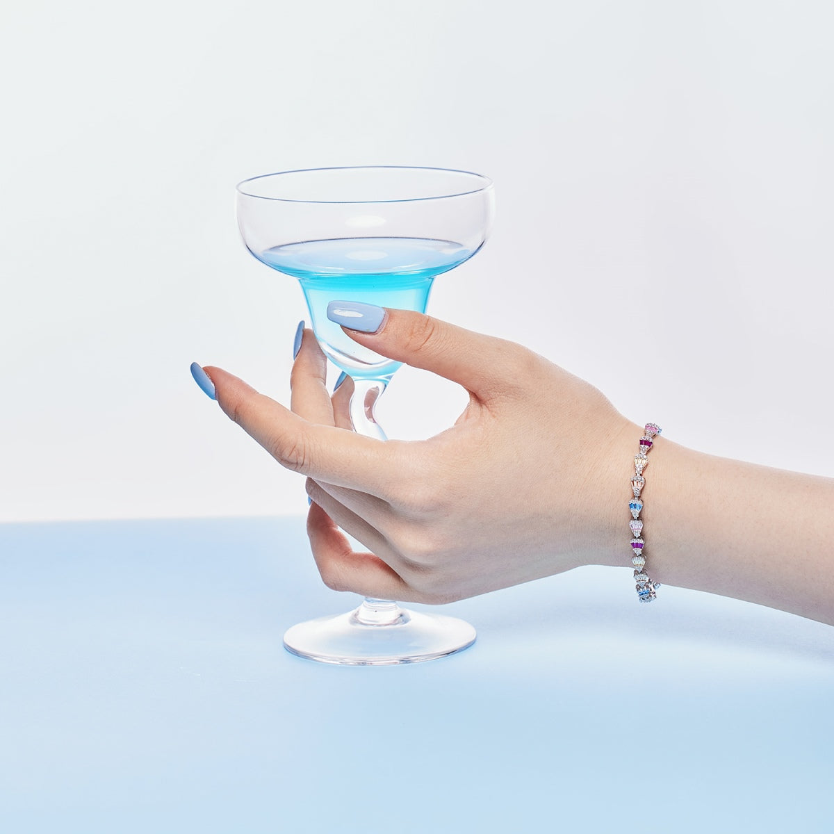 [LuckyStar]Radiant Water Drop Shape Daily Bracelet