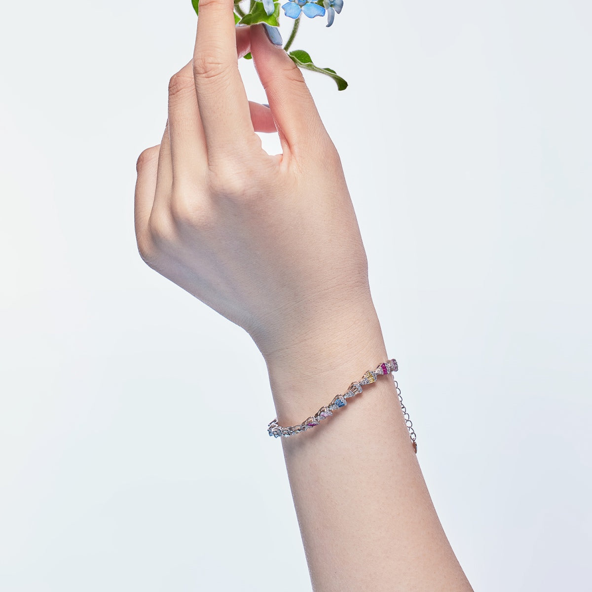 [LuckyStar]Radiant Water Drop Shape Daily Bracelet