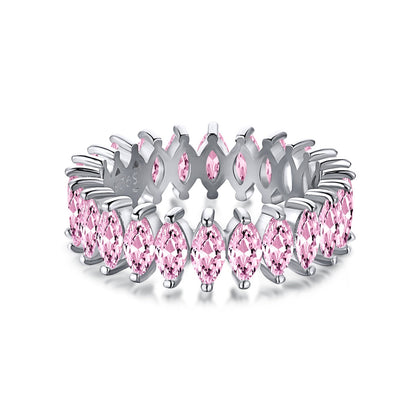 [LuckyStar]Gorgeous Marquise Cut Tennis Ring