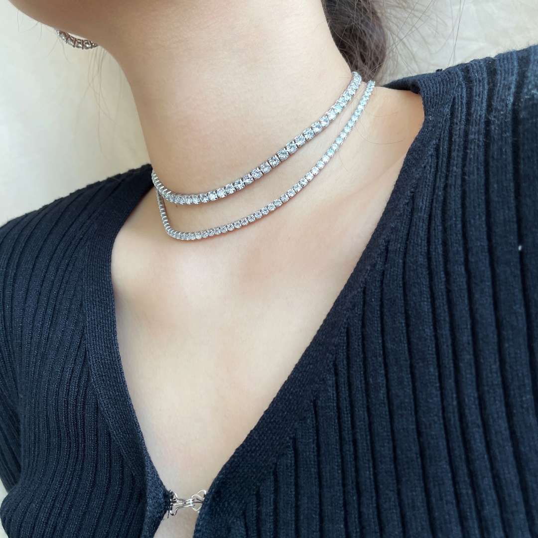 [LuckyStar]Elegant Tennis Chain Necklace