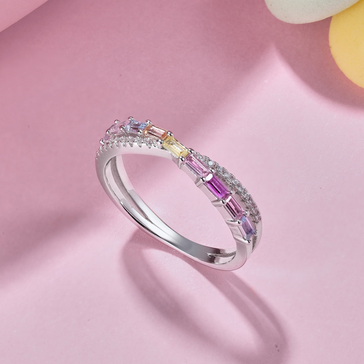 [LuckyStar]Energetic Elegant Radiant Cut Party Ring