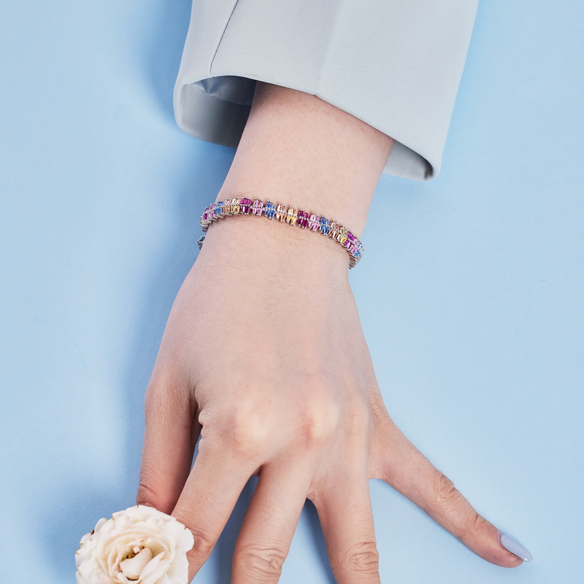 [LuckyStar]Sparkling Exquisite Multi Cut Party Bracelet