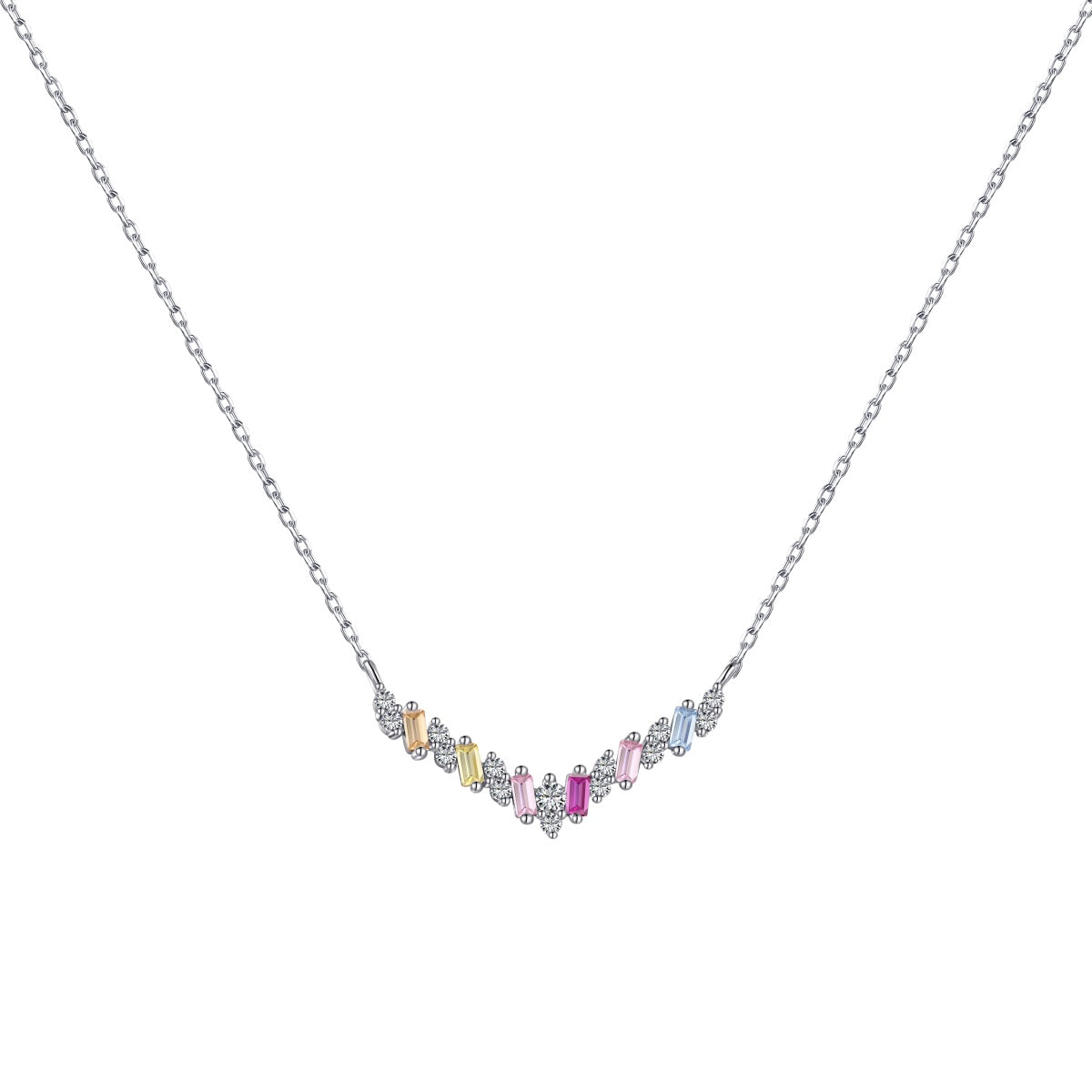 [LuckyStar]Dazzling Rainbow Necklace