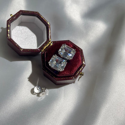 [LuckyStar]Dazzling Square Shape Earrings