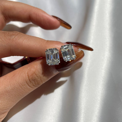 [LuckyStar]Dazzling Square Shape Earrings