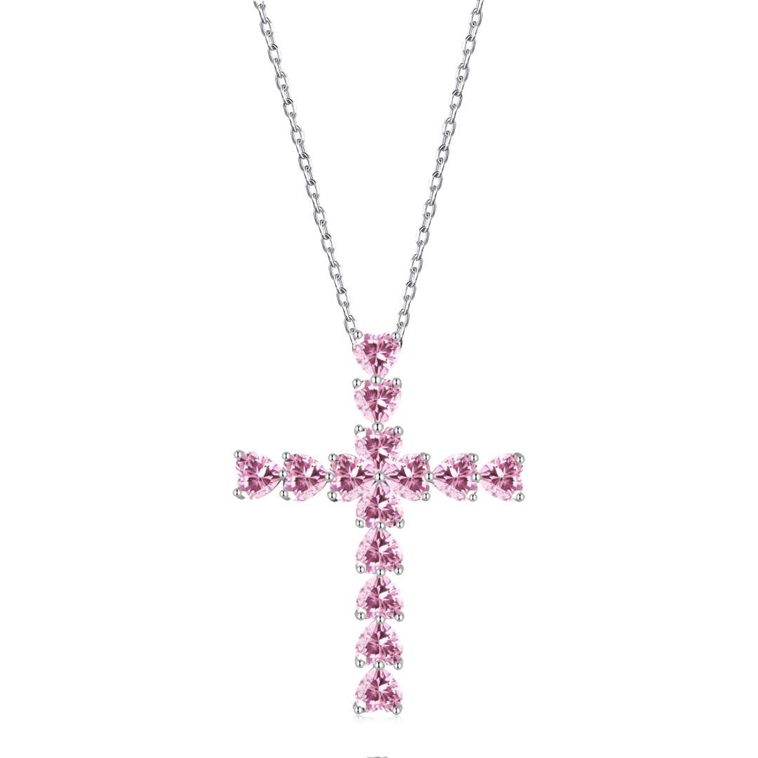 [LuckyStar]Radiant Cross Shape Necklace