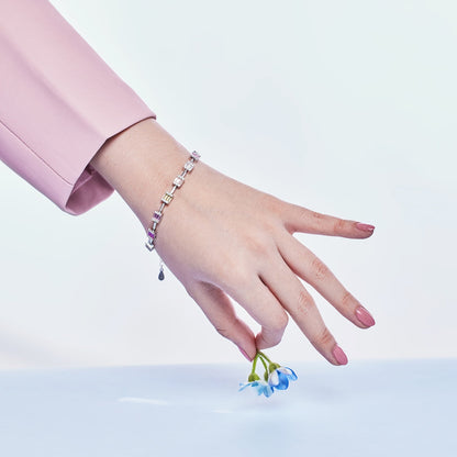 [LuckyStar]Dainty Charming Emerald Cut Daily Bracelet