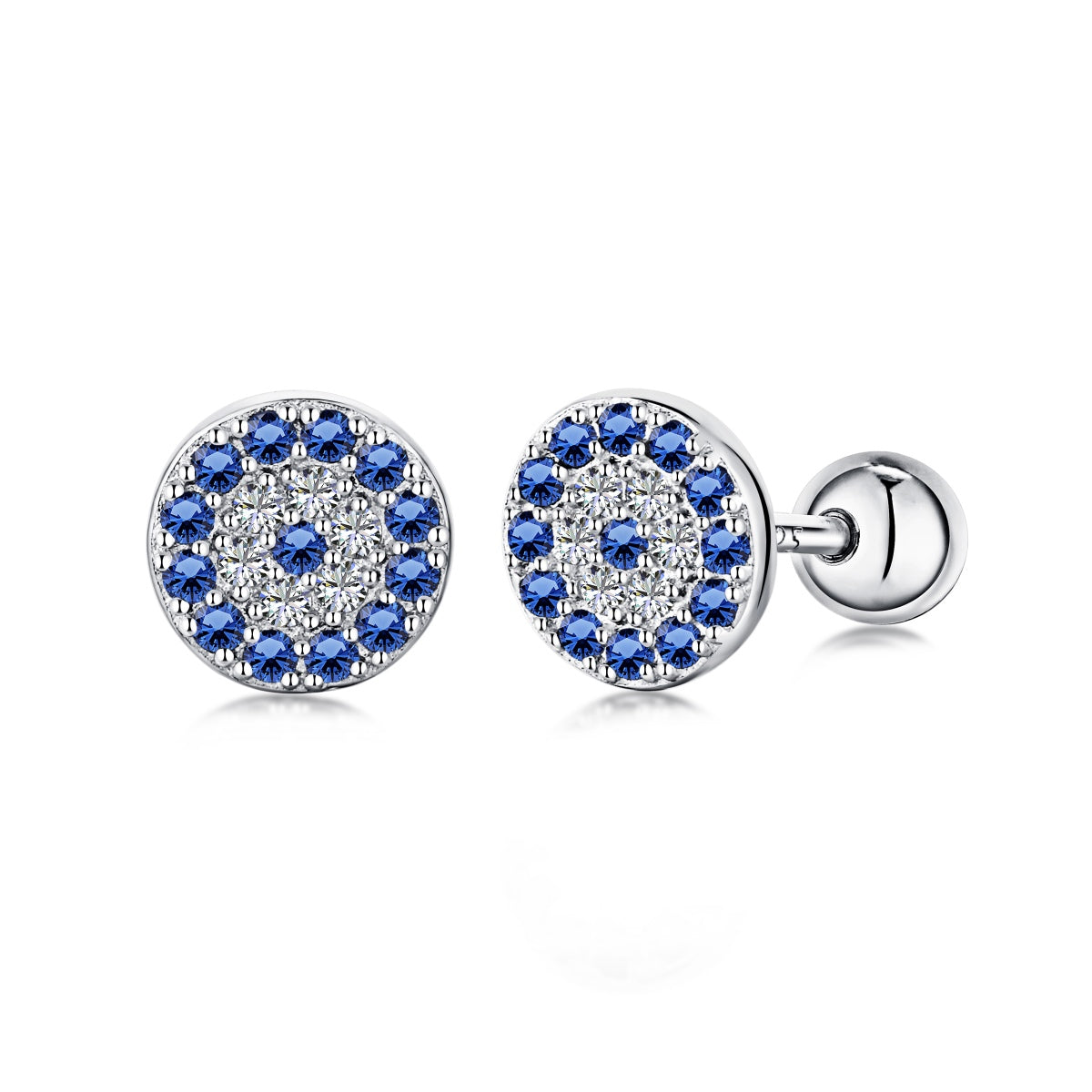 [LuckyStar]Devil's Eye Ear Bone Nail Earrings